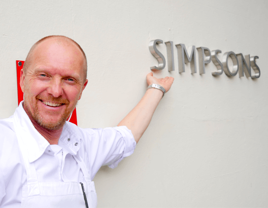 We celebrate 25 years of the iconic ‘Simpsons Restaurant’ in Birmingham with its Michelin starred executive chef Luke Tipping